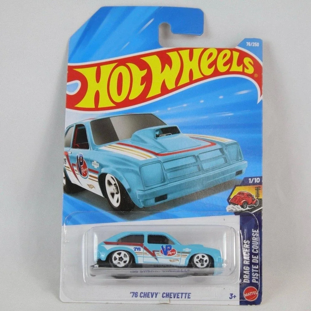 Hot Wheels Light Blue '76 Chevy Chevette Toy Car - NEW